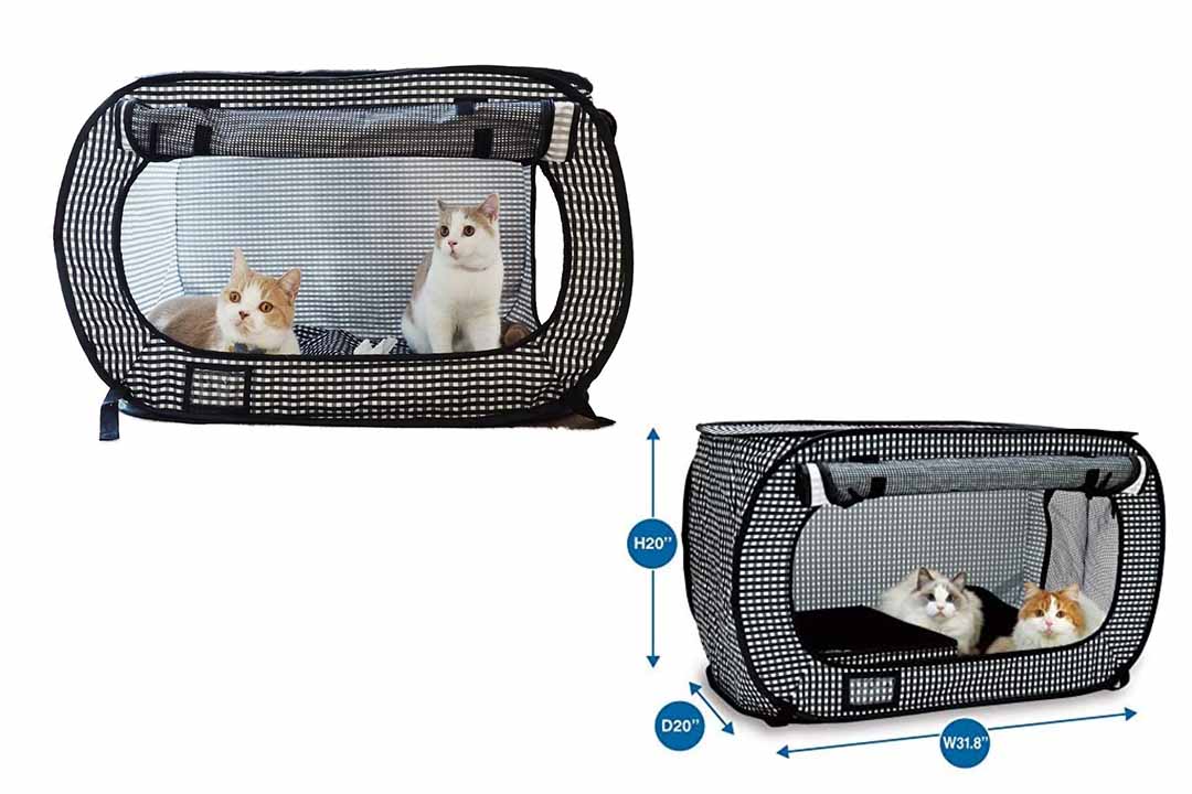 Necoichi Portable Cat Cage Stress Free Trip