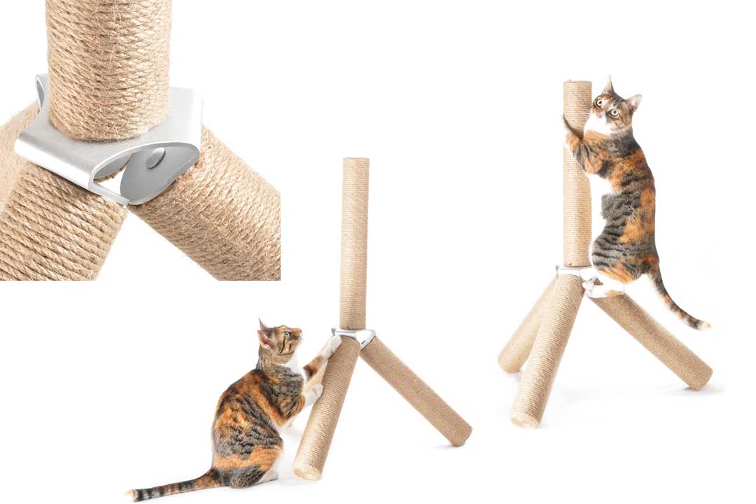 4claws Jute Tripod Scratching Post