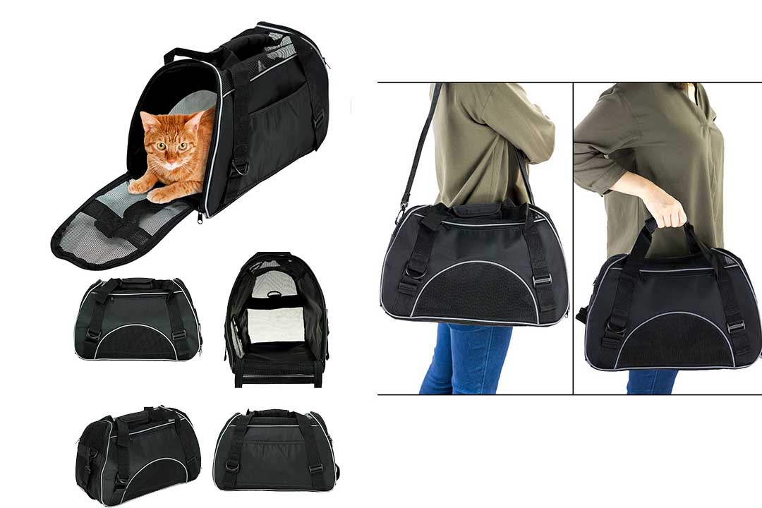 Bencmate Soft Side Pet Carrier Travel Bag