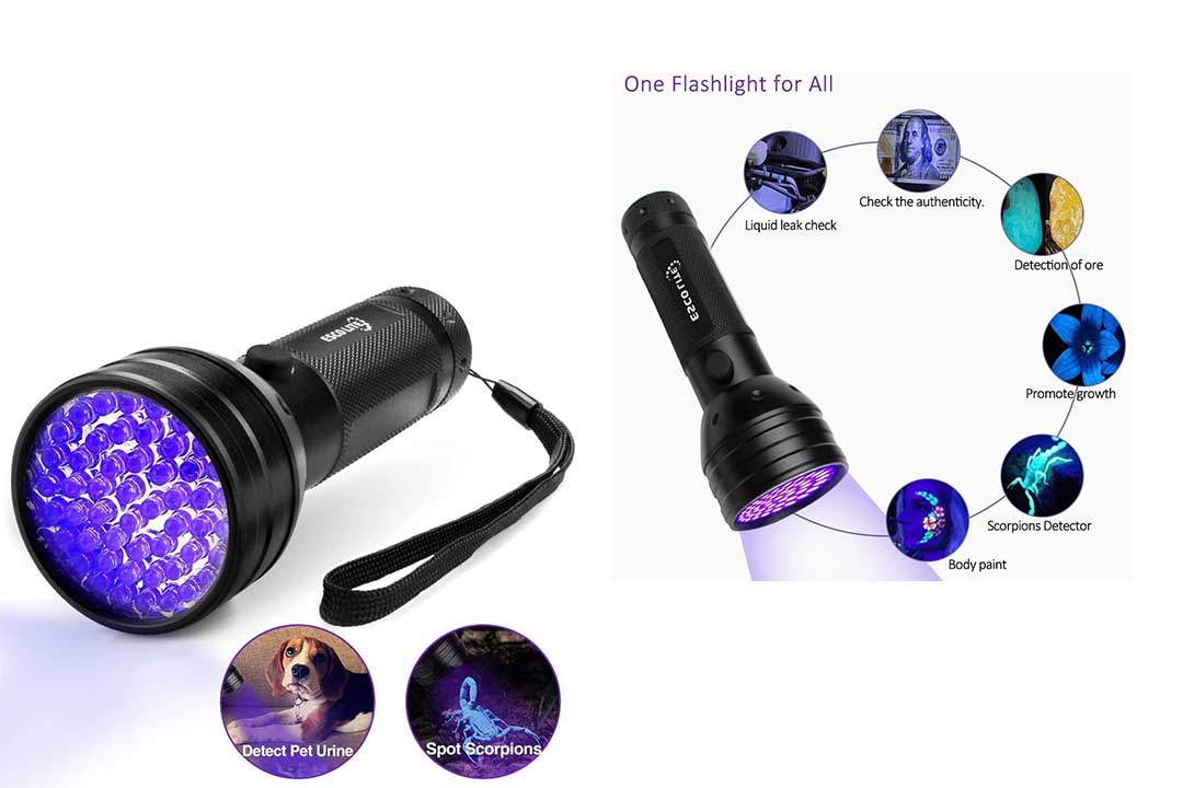 Black Light UV Flashlight