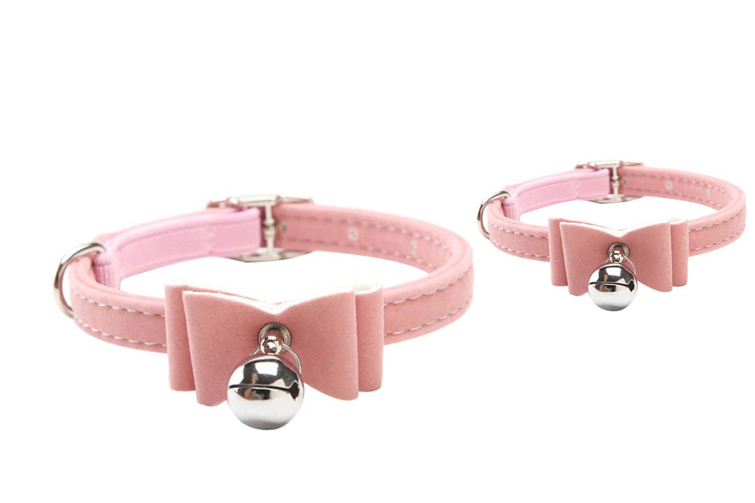 G Ganen Cat Collar Kitten Velvet Bow