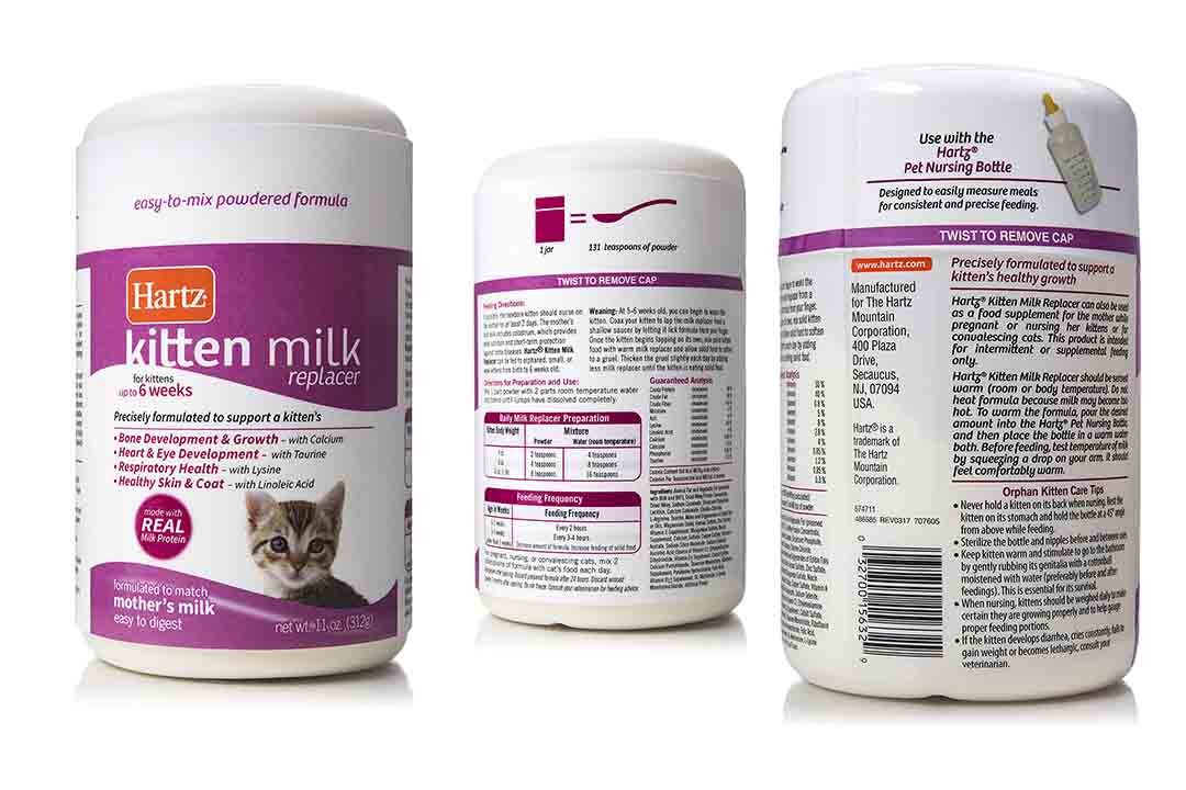 Hartz Powdered Milk Replacer Formula for Kittens