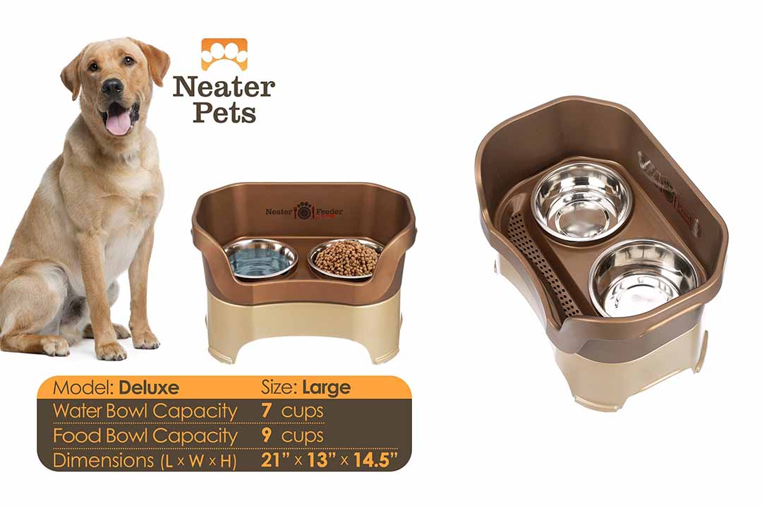 Neater Feeder Deluxe Dog the Mess Proof Elevated Bowls