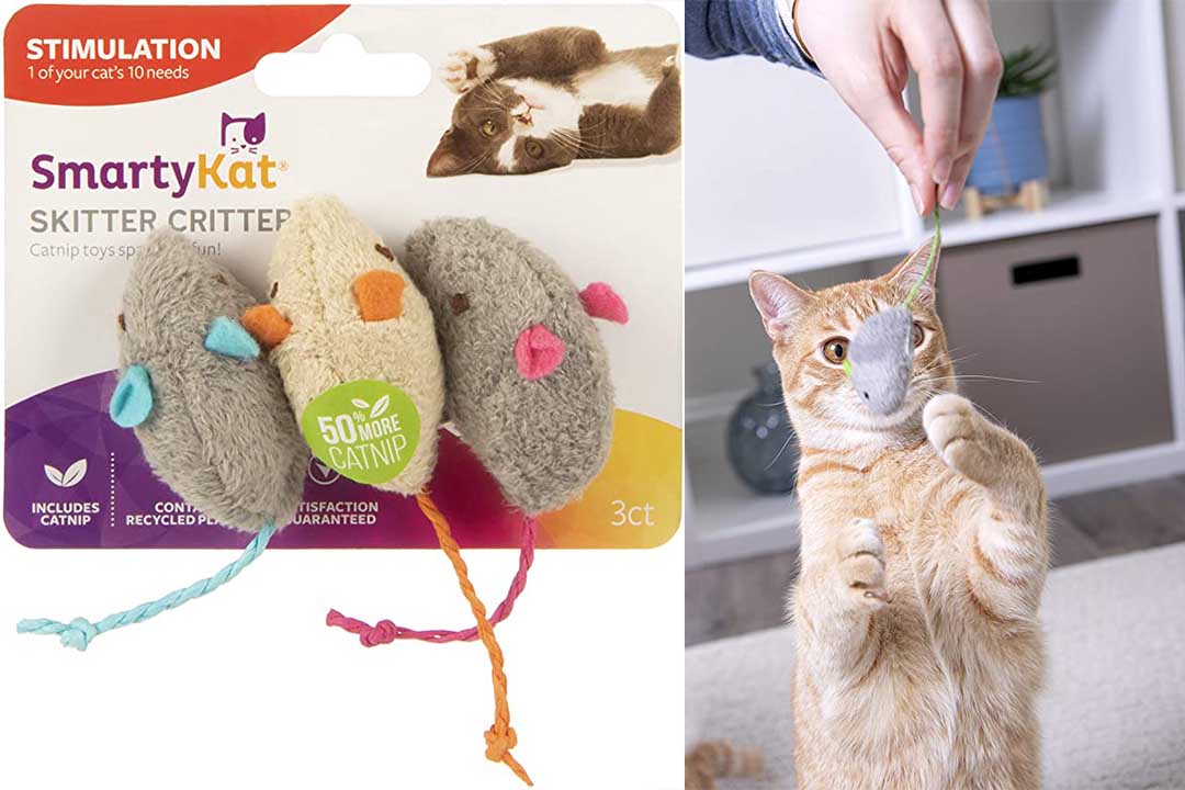 SmartyKat Catnip Mice