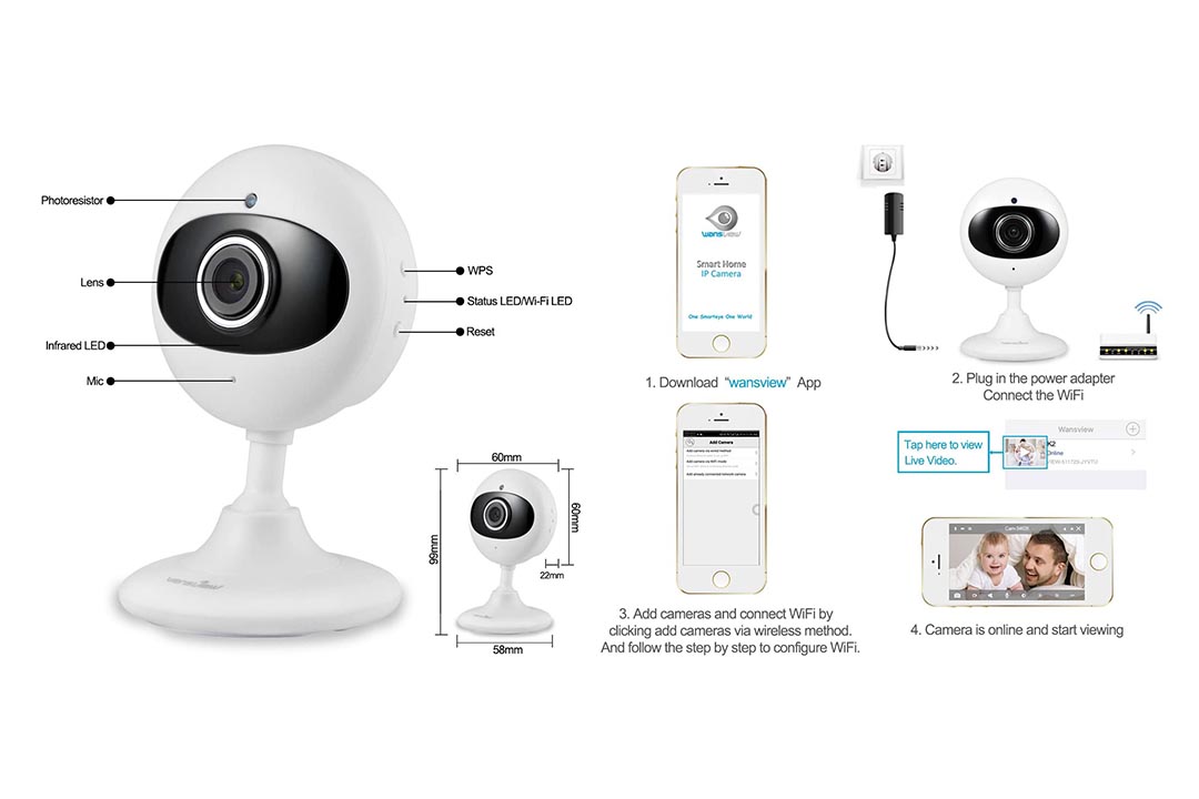 Wansview Wireless IP HD Camera