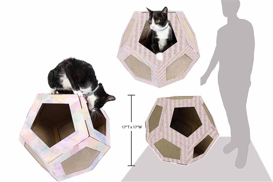 Friends Forever Polygon Cat House