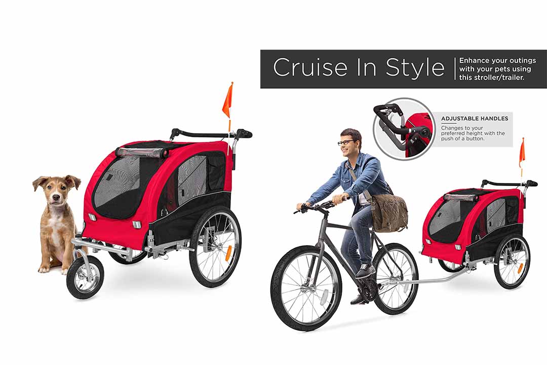 Best Choice Products Two-in-One Pet Stroller