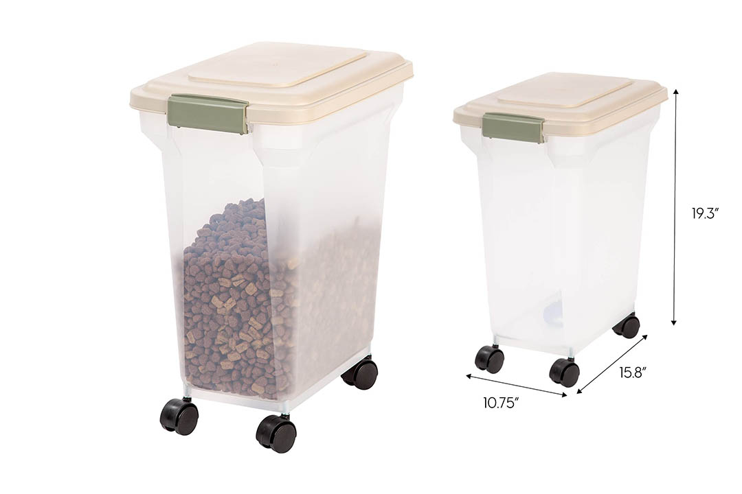 Iris Almond Pet Food Storage Container