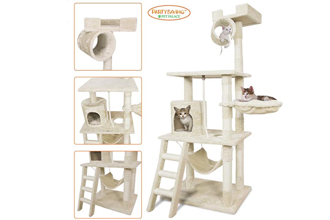 Party Saving Cat Tree Kitten Activity Tower Condo