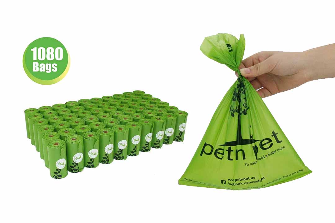 PET N PET Earth-Friendly 1080 Counts 60 Rolls Large Unscented Dog Waste Bags