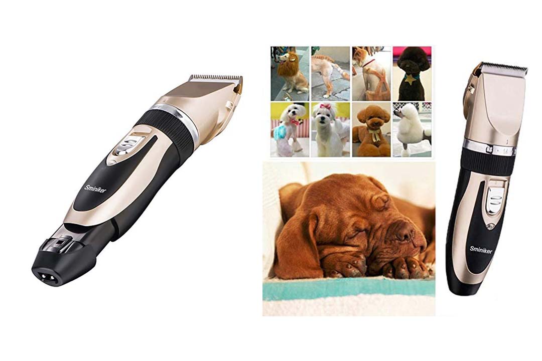 Sminiker Professional Rechargeable Cordless Dogs and Cats Grooming Clippers