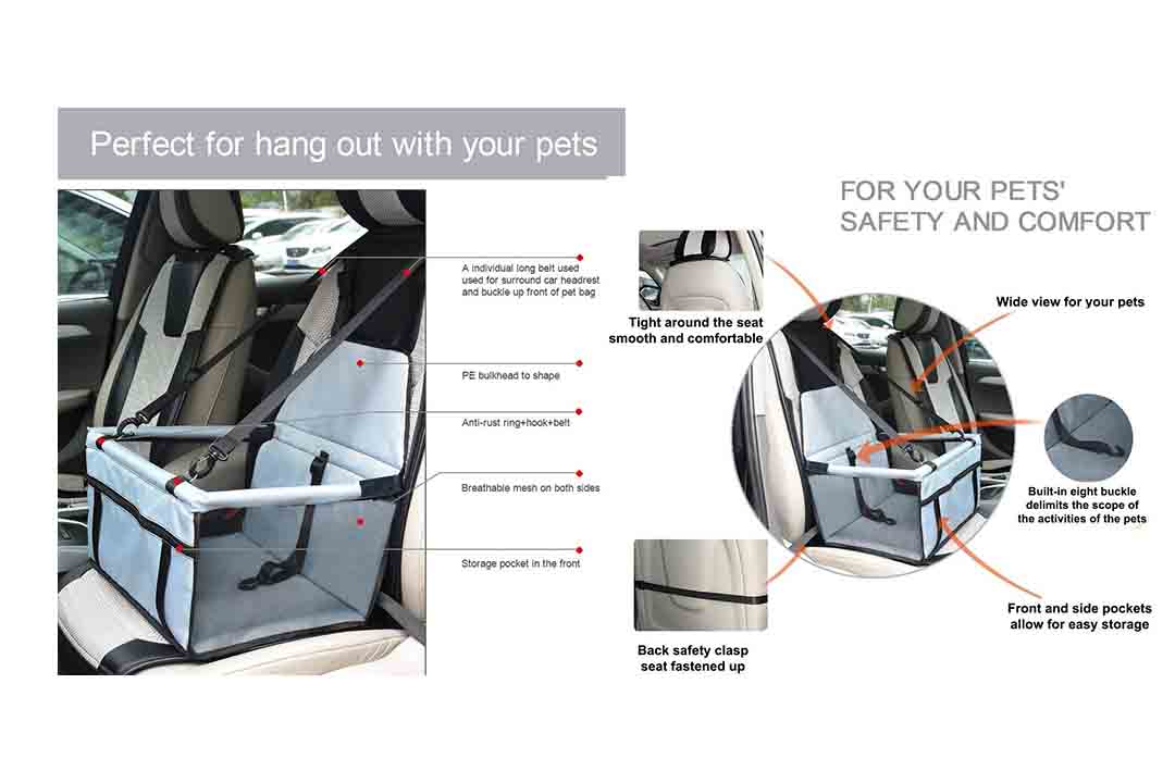 WOPET Durable Pet Booster Seat