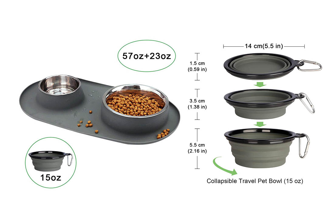Dog Food Bowls, Stainless Steel Pet Bowls