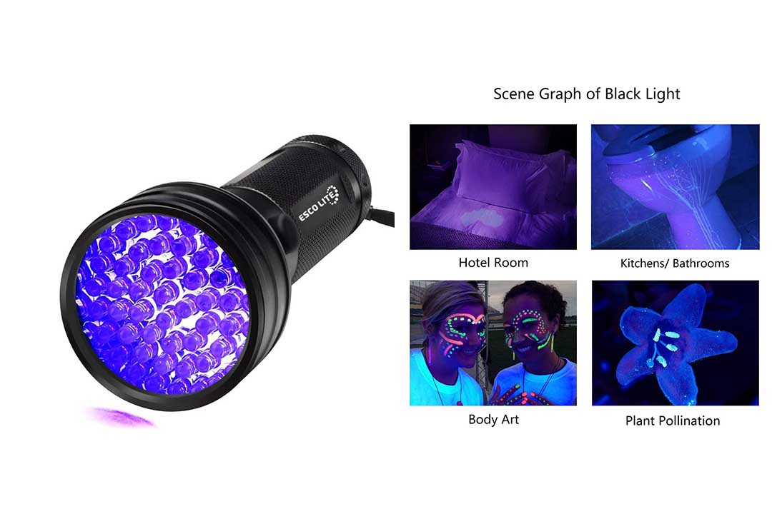 Escolite UV Flashlight Black Light