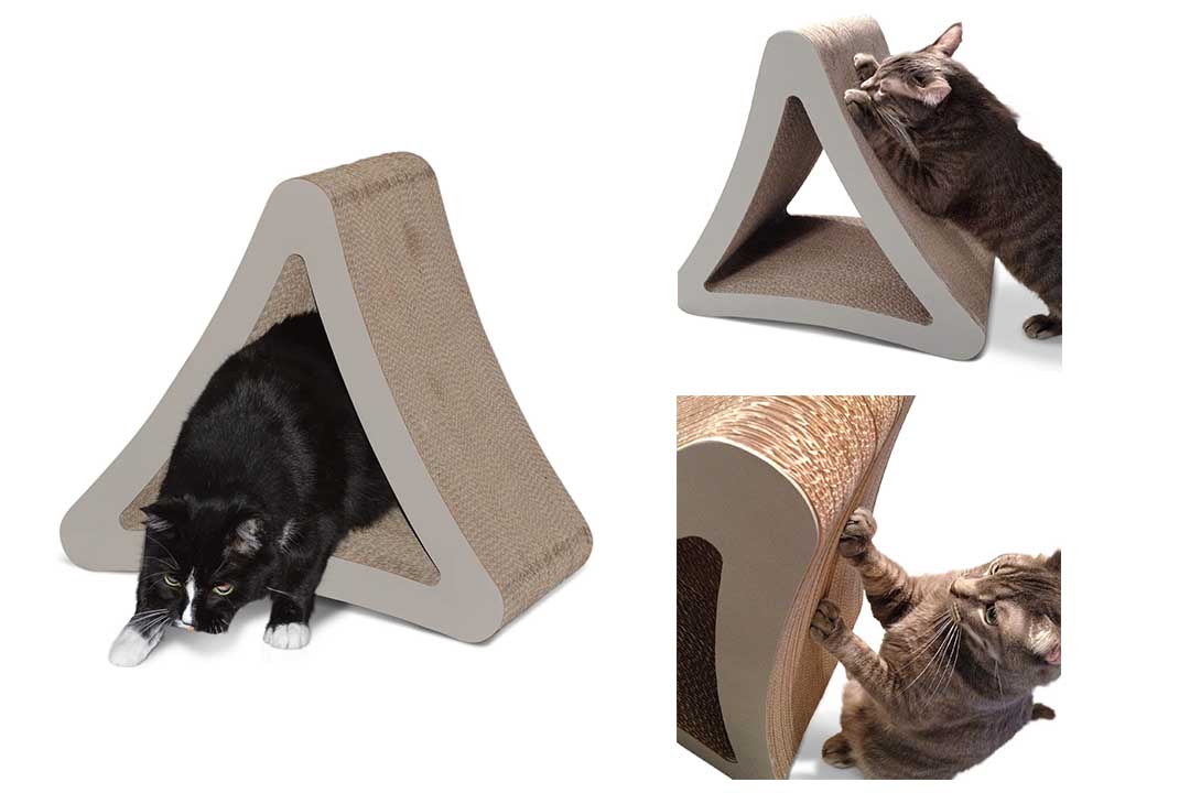 Petfusion 3- Sided Vertical Cat Scratcher and Post