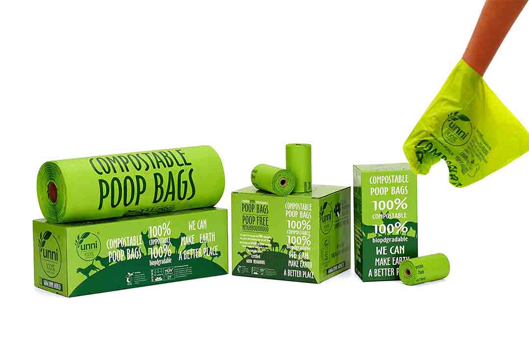 UNNI 100% Compostable Dog Poop Bags