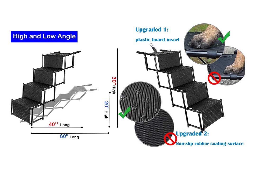 Upgraded Dog Car Steps