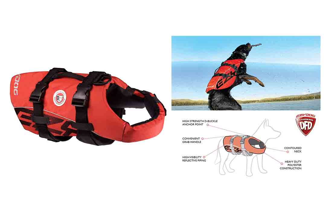 EzyDog Doggy Flotation Dog Life Vest