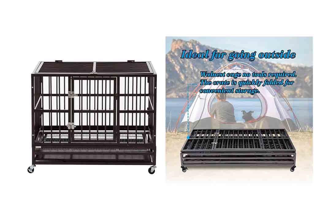 Sliverylake Dog Cage Crate Kennel