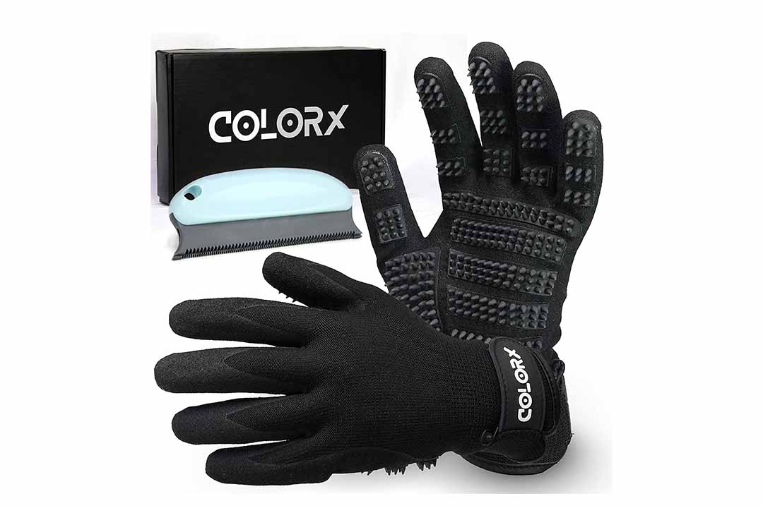 ColorX Pet Grooming Glove & Brush Set