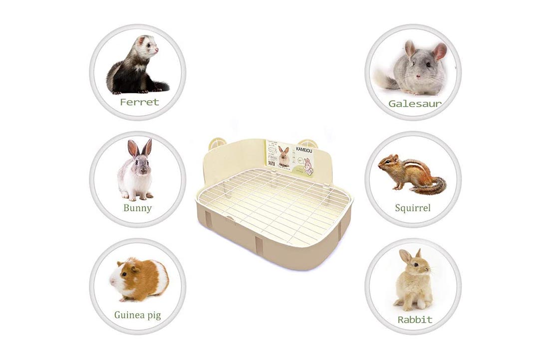 KAMEIOU White Rabbit Litter Box