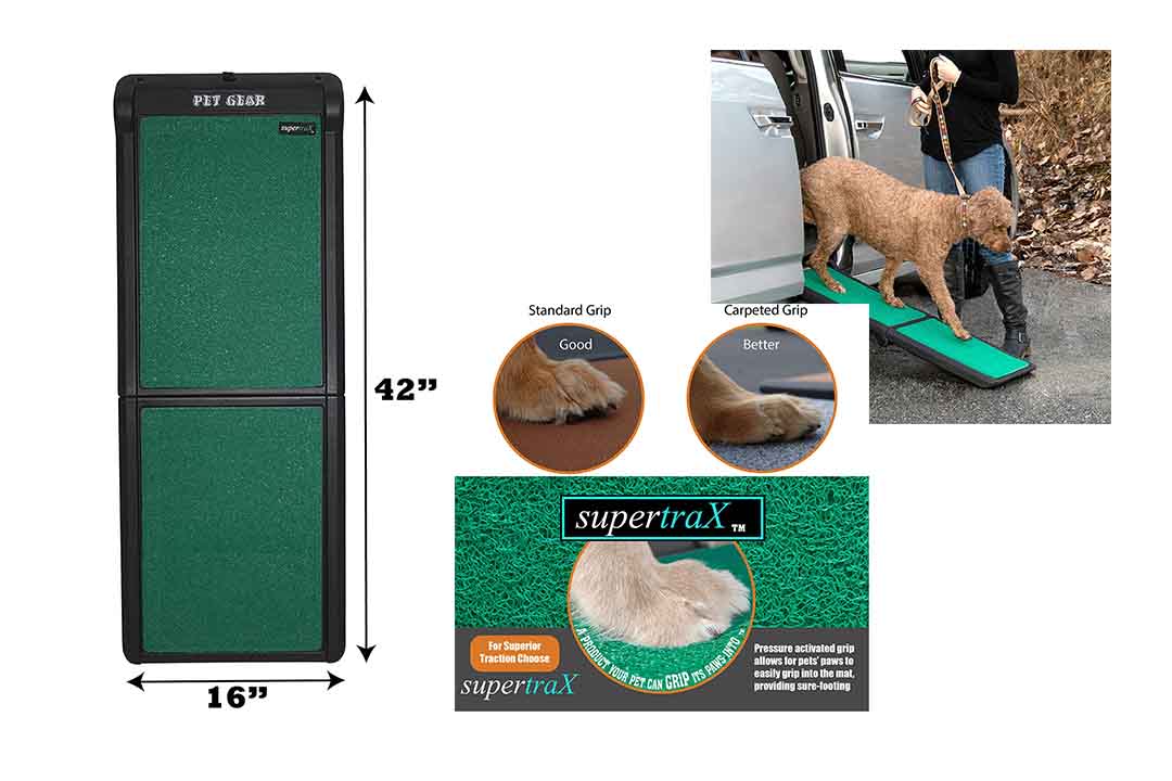Pet Gear Travel Lite Ramp with supertraX Surface