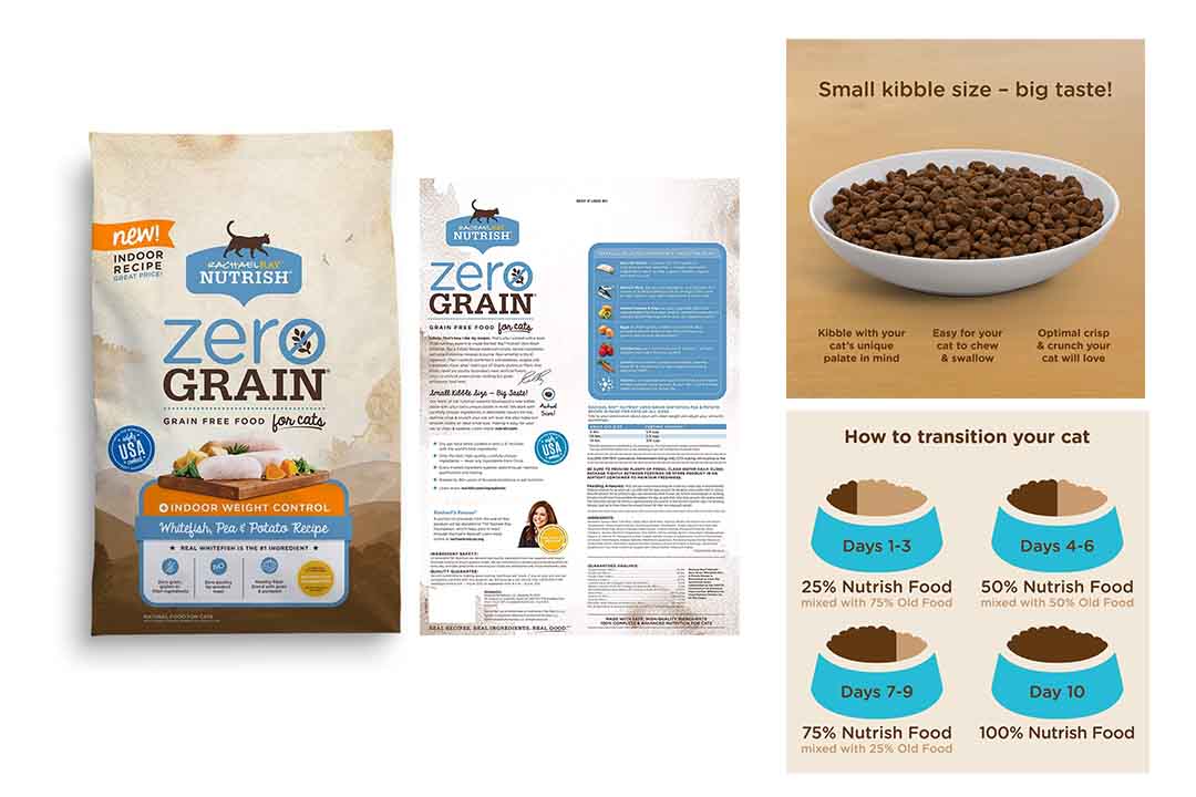 Rachael Ray Nutrish Zero Grain Natural Dry Cat Food