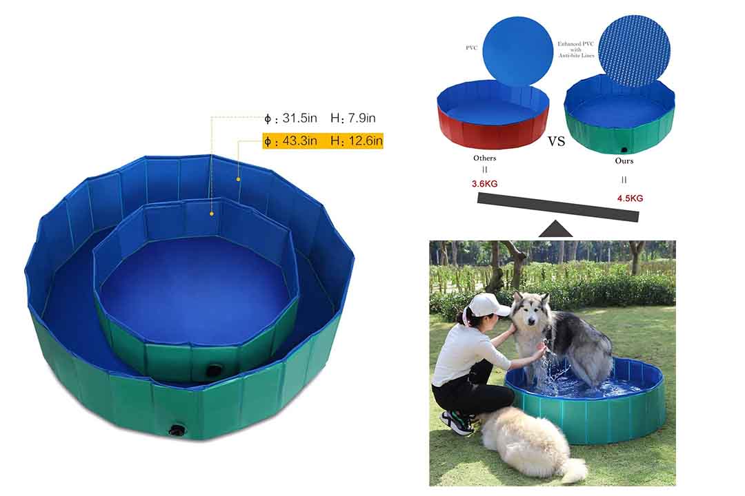Fuloon PVC Pet Swimming Pool