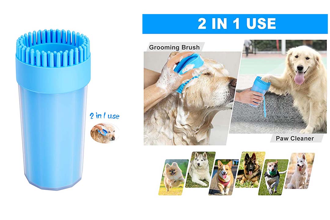 Upgrade Dog Paw Cleaner Dog Cleaner Portable with Towel