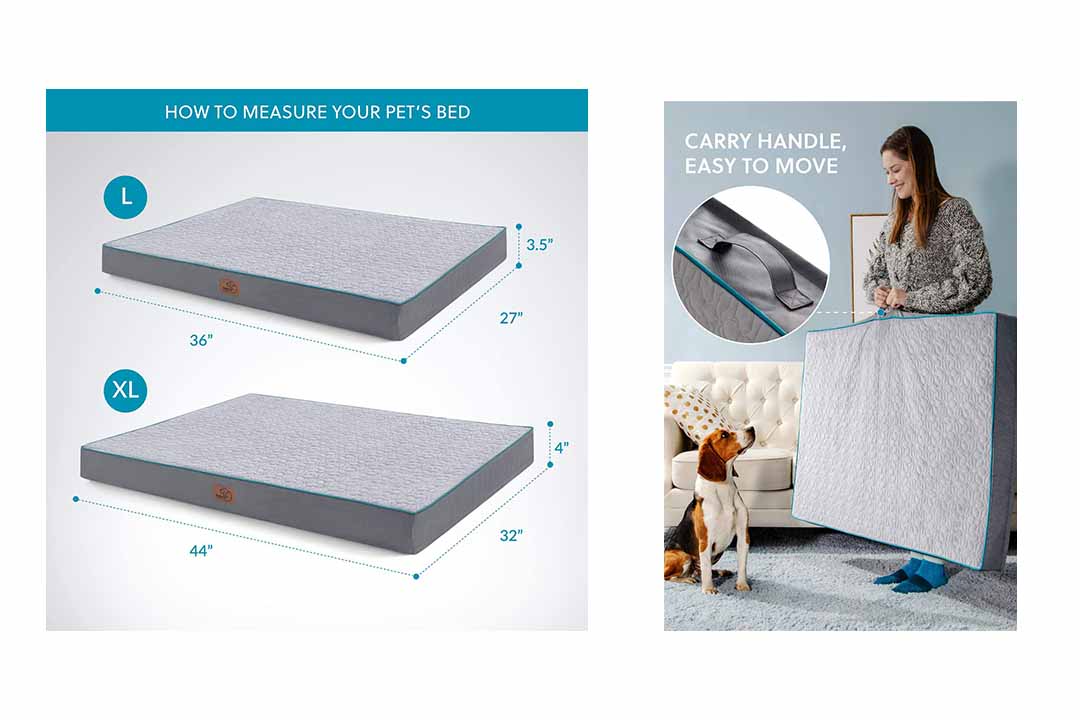 Bedsure Orthopedic Memory Foam Dog Bed