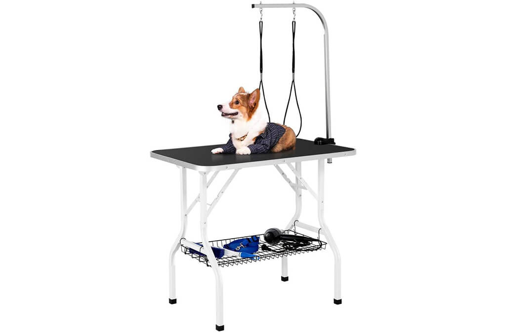 1. YAHEETECH Pet Dog/Cat Grooming Table