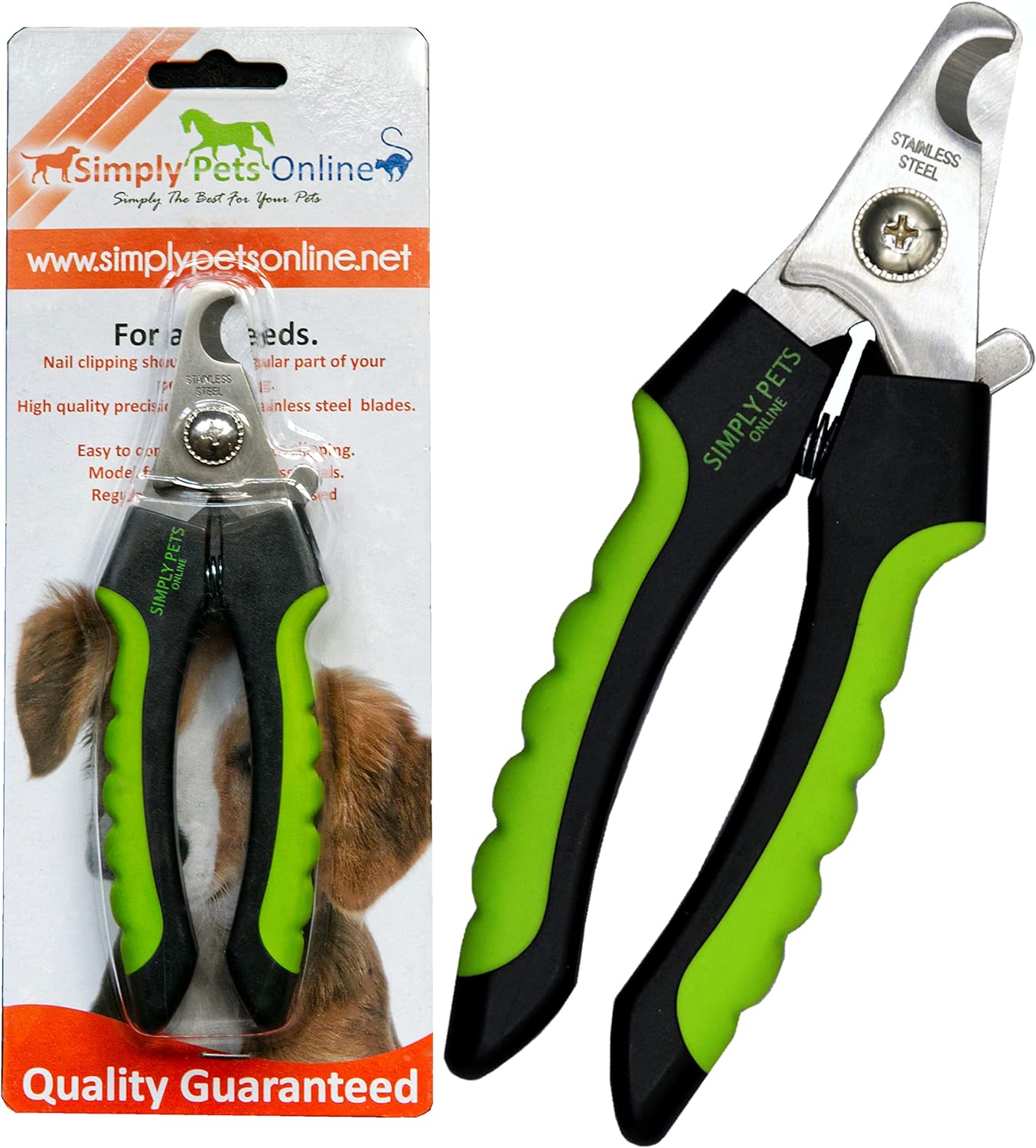 Dog Nail Clippers with Safety Guard - Superior Sharpness